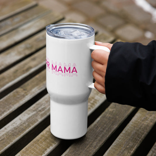 PR Mama Printed Travel mug with a handle