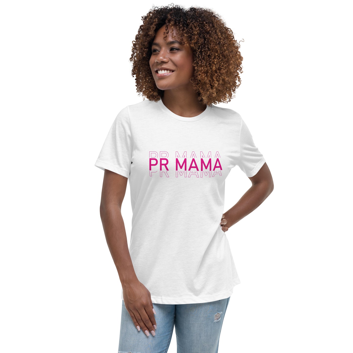 PR MAMA Printed Women's Relaxed T-Shirt